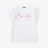 Benetton Logo-print Organic-cotton Jersey T-shirt 6-14 Years