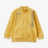 Benetton Logo-print Zip-up Cotton Jacket 1-6 Years