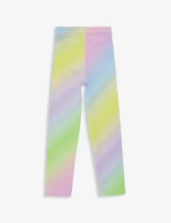 Olivia Rubin Mildred Cotton-blend Leggings 4-11 Years -Boutique Fashionable Childrens Clothing Store R04154823 PASTELRAINBOW ALT02