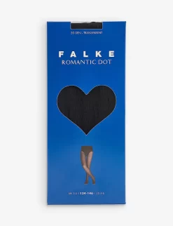 Falke Romantic Dot Logo-print Stretch-woven Tights