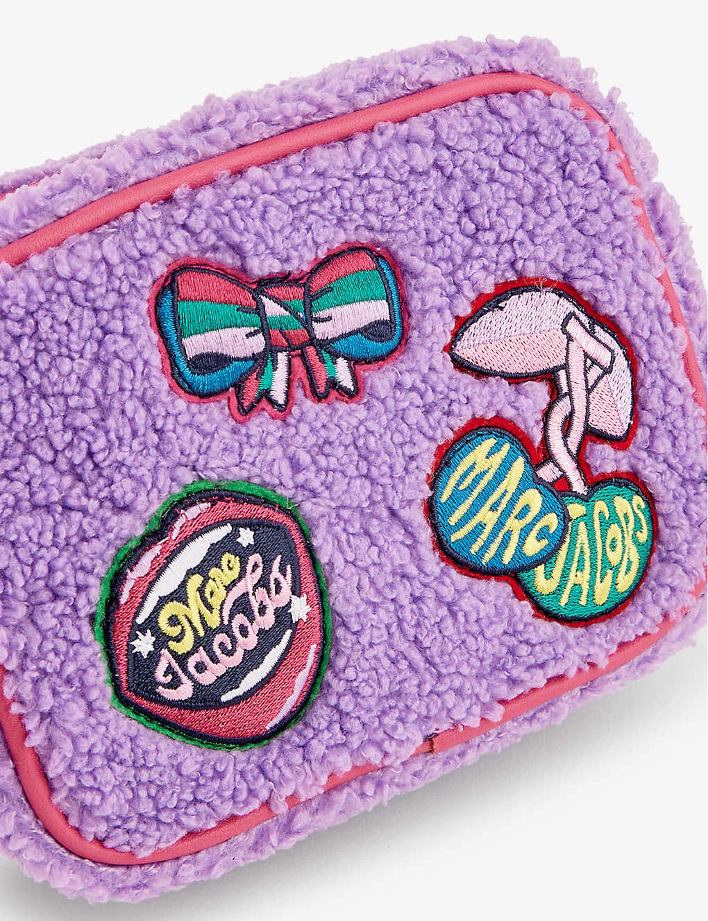 Marc Jacobs Brand-patch Teddy-texture Faux-shearling Kids' Shoulder Bag 2 Marc Jacobs Brand-patch Teddy-texture Faux-shearling Kids' Shoulder Bag - Image 2