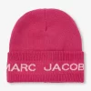Marc Jacobs Text-pattern Folded-brim Knitted Beanie 2-4 Years