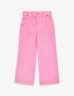 Marc Jacobs Logo-patch Flared Cotton-corduroy Trousers 6-12 Years