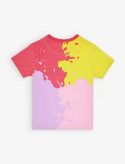 Marc Jacobs Graphic-print Short-sleeve Cotton-jersey T-shirt 4-12 Years -Boutique Fashionable Childrens Clothing Store R04157214 MULTICOLOURED ALT02