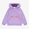 Marc Jacobs Brand-print Relaxed-fit Cotton-blend Hoody 4-12 Years