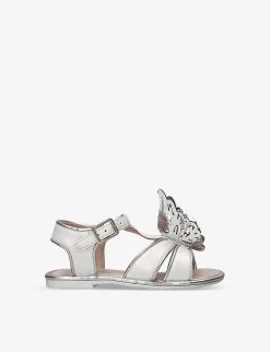 Sophia Webster Celeste Butterfly-embellished Leather Sandals 1-8 Years