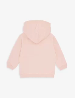 Gucci Monogram And Stripe-embroidered Cotton-jersey Hoody 18-36 Months -Boutique Fashionable Childrens Clothing Store R04160275 SMOOTHPINKMIX ALT02