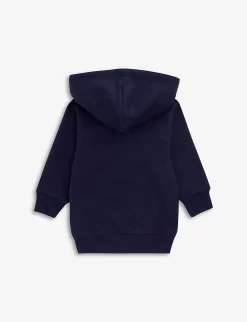 Gucci Logo-print Regular-fit Cotton Hoody 6-36 Months -Boutique Fashionable Childrens Clothing Store R04160277 DARKNIGHTSKYMC ALT02