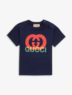 Gucci Logo-print Cotton-jersey T-shirt 6-36 Months