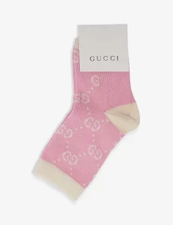 Gucci GG-pattern Cotton-blend Socks Newborn-4 Years