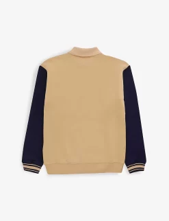 Gucci Stripe-panel Quilted Cotton-jersey Sweatshirt 6-12 Years -Boutique Fashionable Childrens Clothing Store R04160320 DKNIGHTSKYBREADMIX ALT02