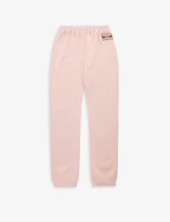 Gucci Logo-patch Elasticated-waist Cotton-jersey Jogging Bottoms 8-12 Years