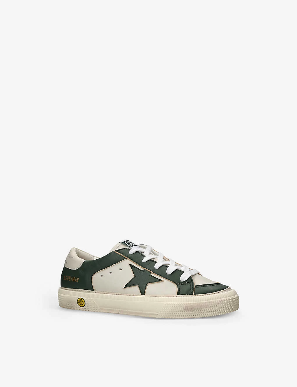 Golden Goose May Panelled Leather Low-top Trainers 6-9 Years 3 Golden Goose May Panelled Leather Low-top Trainers 6-9 Years - Image 3