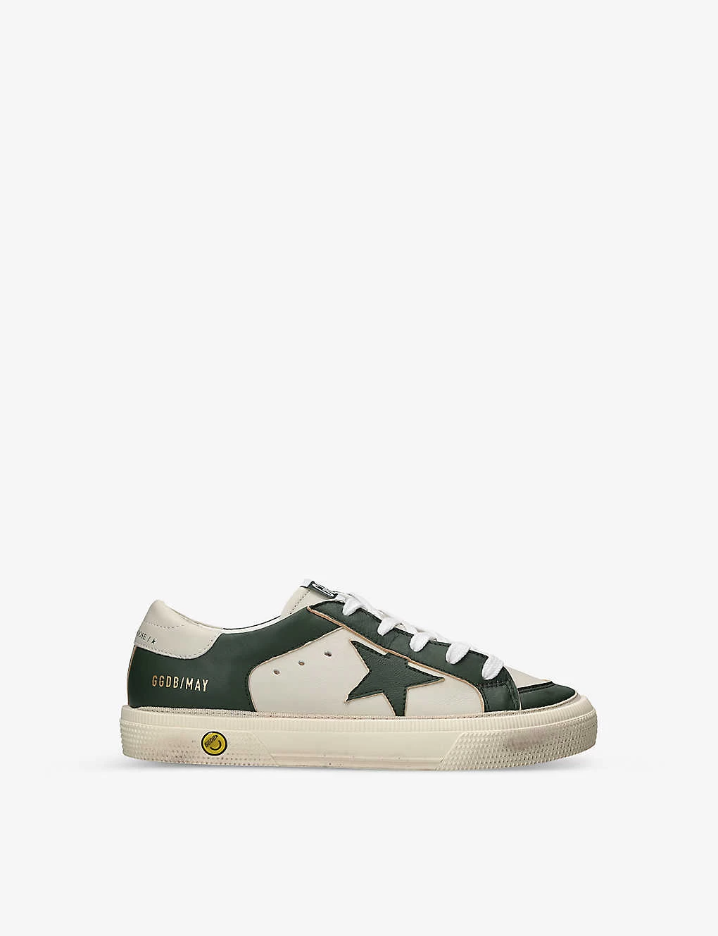 Golden Goose May Panelled Leather Low-top Trainers 6-9 Years 1 Golden Goose May Panelled Leather Low-top Trainers 6-9 Years