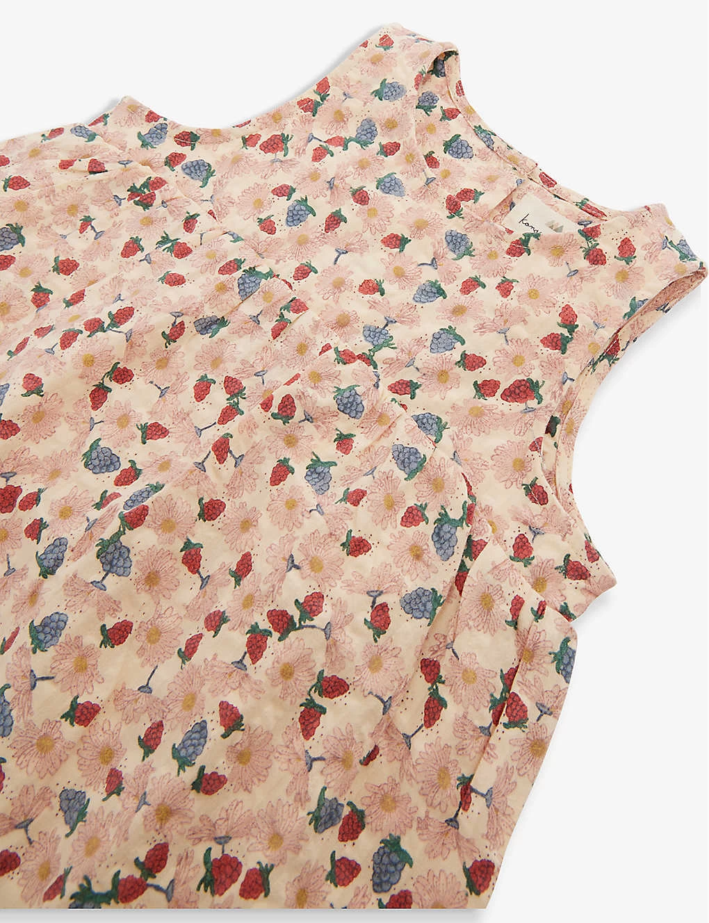 Kim Floral-print Organic-cotton Dungarees 3-24 Months 2 Kim Floral-print Organic-cotton Dungarees 3-24 Months - Image 2