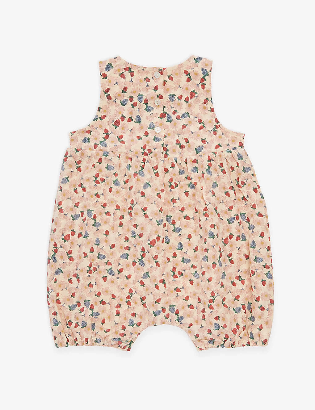 Kim Floral-print Organic-cotton Dungarees 3-24 Months 3 Kim Floral-print Organic-cotton Dungarees 3-24 Months - Image 3
