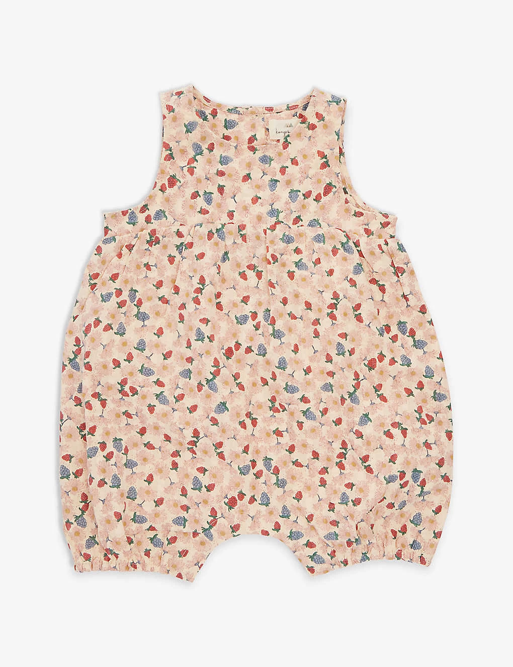 Kim Floral-print Organic-cotton Dungarees 3-24 Months 1 Kim Floral-print Organic-cotton Dungarees 3-24 Months