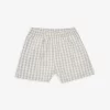 Kim Check-seersucker Organic-cotton Shorts 9 Months-3 Years