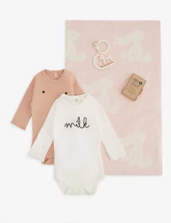 Bunny Medium Baby Hamper 0-3 Months – 5 Items Included -Boutique Fashionable Childrens Clothing Store R04166823 MULTI ALT03