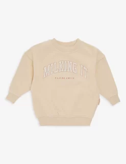 Milking It Organic-cotton Sweatshirt 3 Months-3 Years