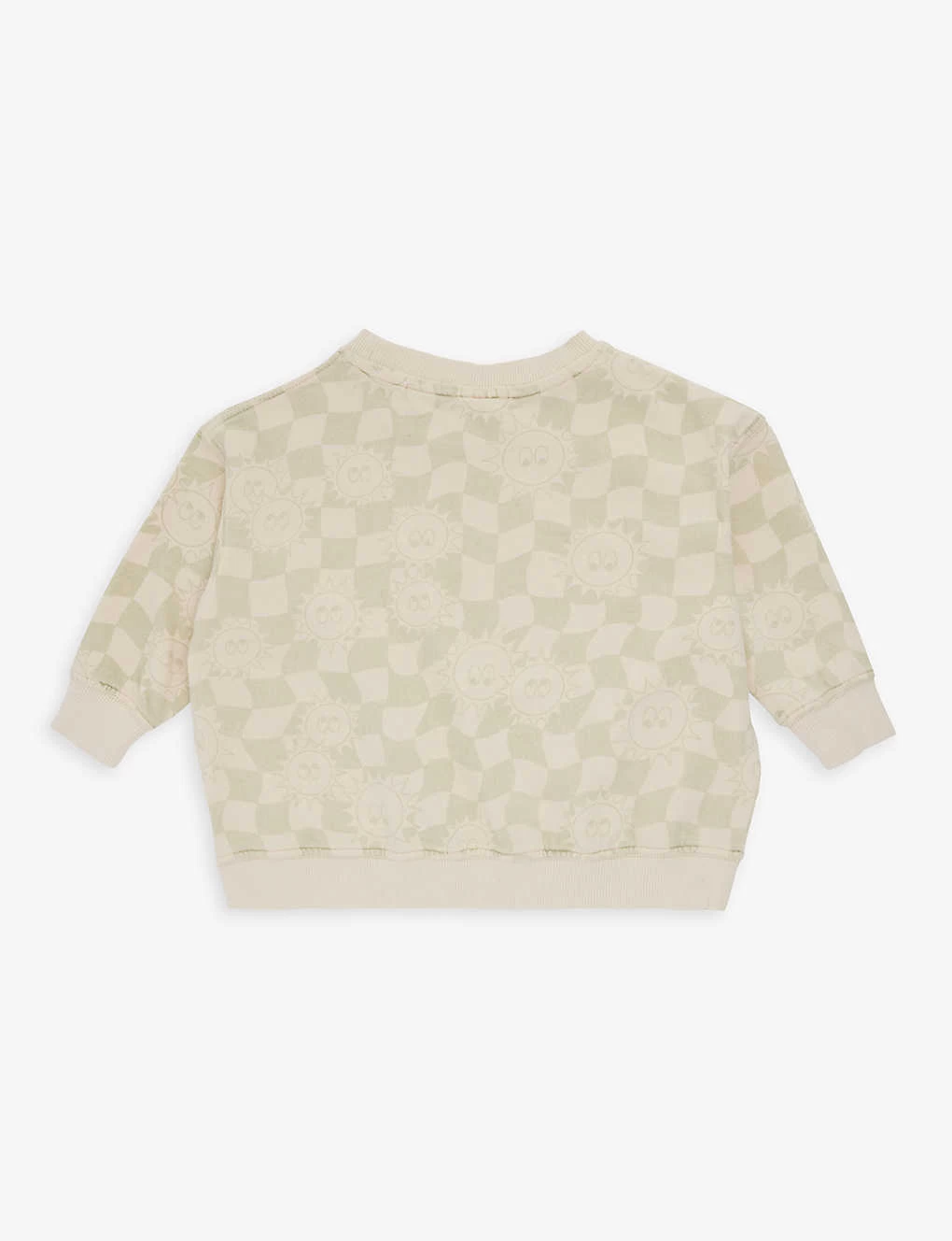 Checked Organic-cotton Sweatshirt 3 Months-4 Years 3 Checked Organic-cotton Sweatshirt 3 Months-4 Years - Image 3