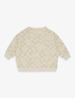 Checked Organic-cotton Sweatshirt 3 Months-4 Years