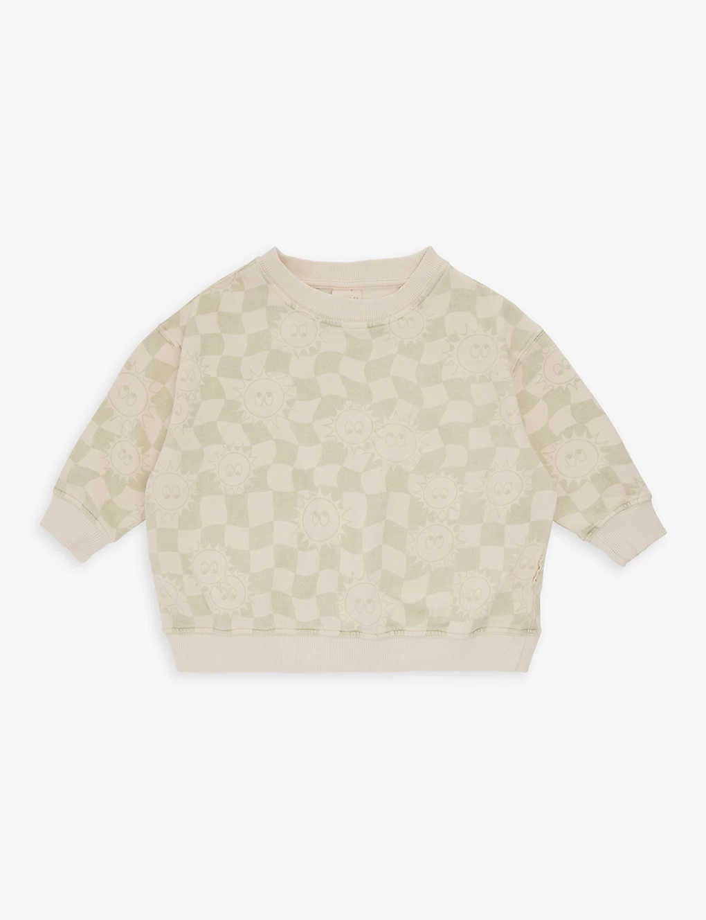 Checked Organic-cotton Sweatshirt 3 Months-4 Years 1 Checked Organic-cotton Sweatshirt 3 Months-4 Years