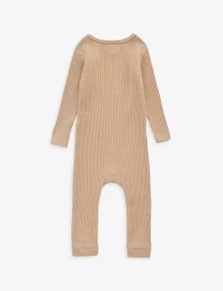 Milking It Slogan-print Organic Cotton-blend Baby Grow 0-12 Months 5 Milking It Slogan-print Organic Cotton-blend Baby Grow 0-12 Months -Boutique Fashionable Childrens Clothing Store R04166837 CHOCOLATE ALT02