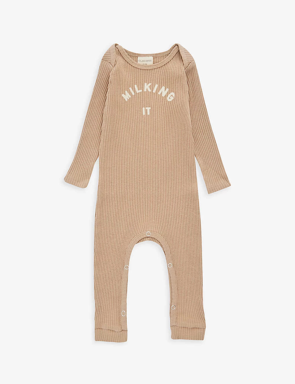 Milking It Slogan-print Organic Cotton-blend Baby Grow 0-12 Months 1 Milking It Slogan-print Organic Cotton-blend Baby Grow 0-12 Months