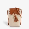 Chloé Brand-plaque Tassel-embellished Canvas Shoulder Kids' Bag