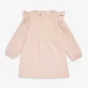Chloé Ruffled Floral-embroidered Cotton-jersey Dress 6 Months-3 Years
