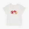 Chloé Floral Logo-embroidered Cotton-jersey T-shirt 4-14 Years