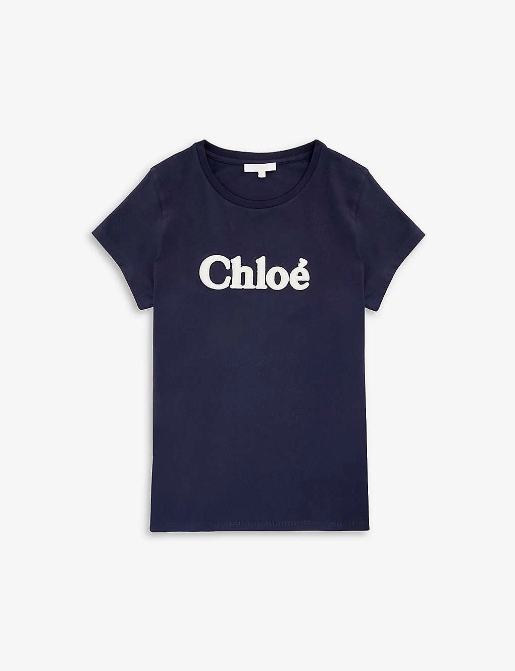 Chloé Logo-embroidered Short-sleeved Cotton-jersey T-shirt 4-14 Years 1 Chloé Logo-embroidered Short-sleeved Cotton-jersey T-shirt 4-14 Years