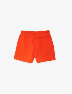 Napapijri Box Logo-print Shell Swim Shorts 6-16 Years -Boutique Fashionable Childrens Clothing Store R04167498 REDCHERRY ALT02