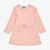Kenzo Logo-print Drawstring-waist Cotton-jersey Dress 6 Months-4 Years