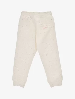 Kenzo Brand-print Elasticated-waist Cotton-blend Jogging Bottoms 6 Months-4 Years -Boutique Fashionable Childrens Clothing Store R04167536 WICKER ALT02