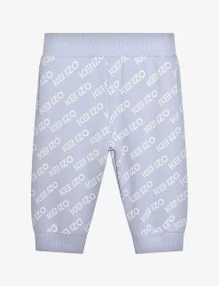 Kenzo Logo-print Cotton-jersey Jogging Bottoms 6 Months - 4 Years