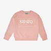 Kenzo Logo-print Long-sleeve Cotton-blend Sweatshirt 4-12 Years