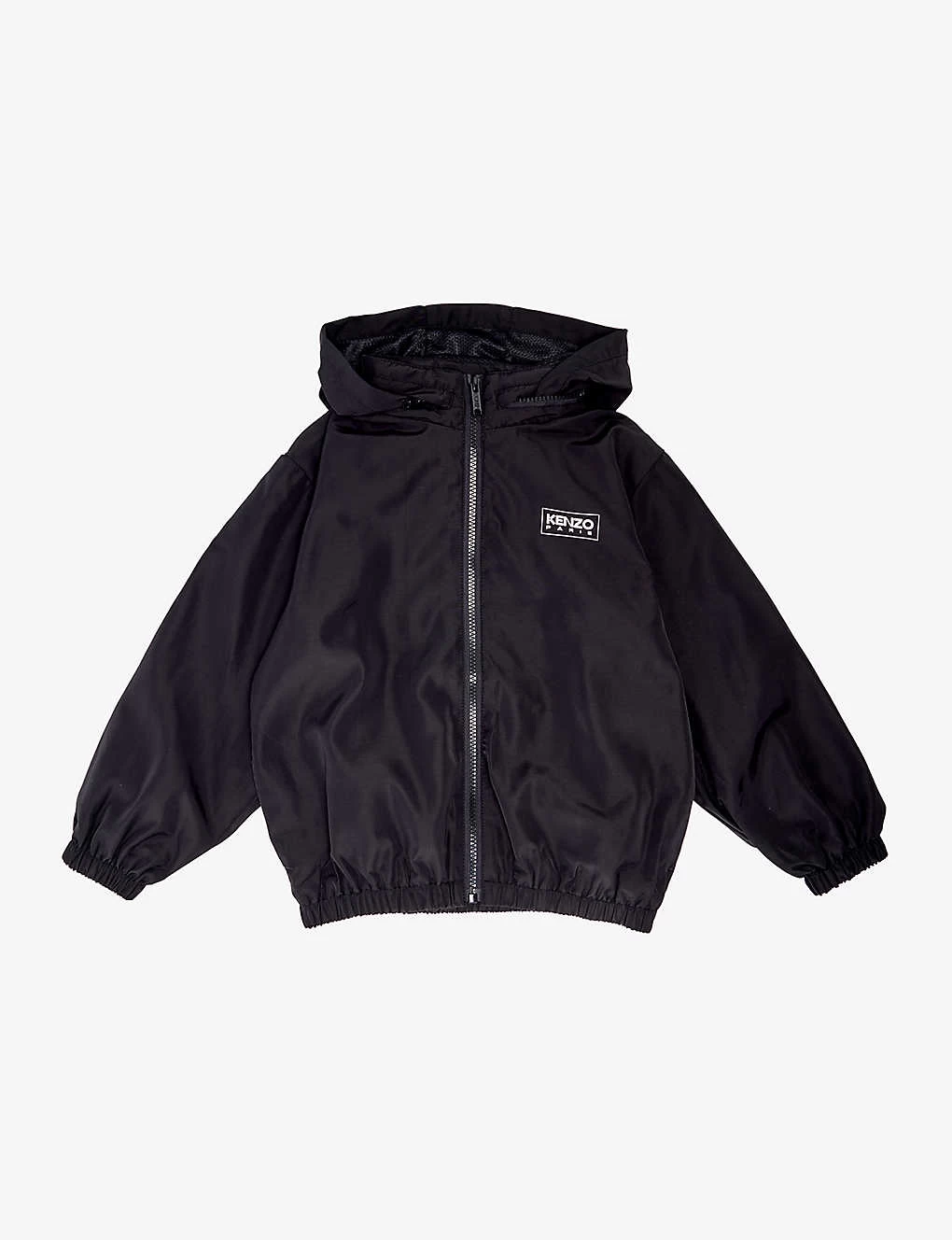 Kenzo Logo-print Long-sleeve Jersey Hoody 6-12 Years 1 Kenzo Logo-print Long-sleeve Jersey Hoody 6-12 Years