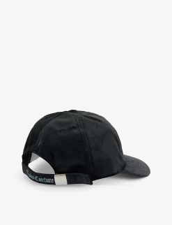 Juicy Couture Diamante-logo Velour Cap -Boutique Fashionable Childrens Clothing Store R04168200 JETBLACK ALT02