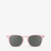 IZIPIZI #E Junior Square-frame Semi-transparent Acetate Sunglasses