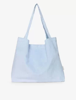 Rib Mom Stretch-cotton Shoulder Bag