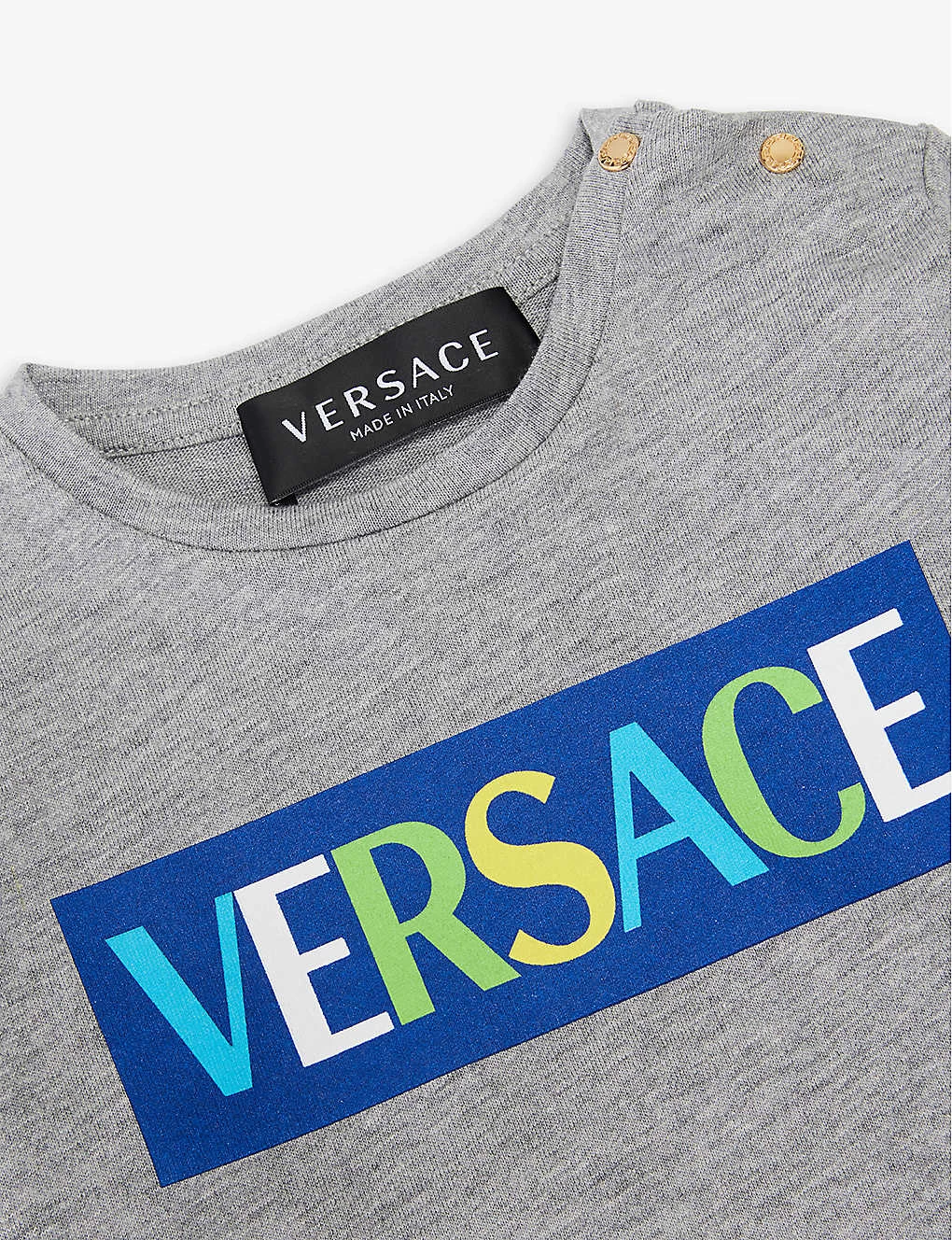 Versace Logo-print Short-sleeved Cotton-jersey T-shirt 9-36 Months 2 Versace Logo-print Short-sleeved Cotton-jersey T-shirt 9-36 Months - Image 2