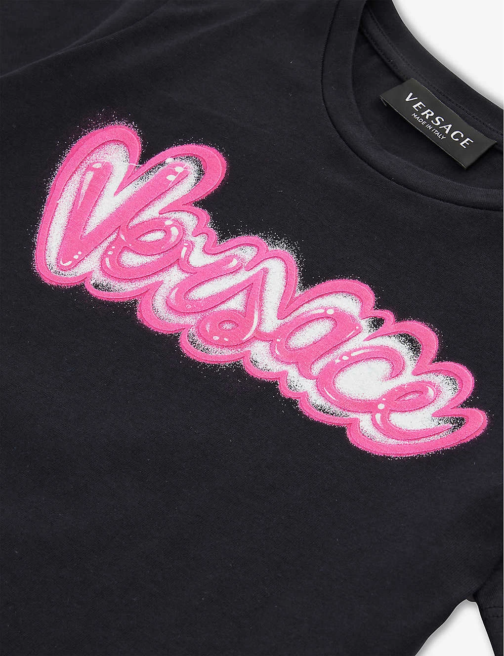 Versace Logo-print Cotton-jersey T-shirt 2 Versace Logo-print Cotton-jersey T-shirt - Image 2