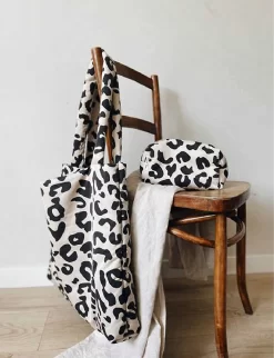 Puffy Mom Woven Shoulder Bag -Boutique Fashionable Childrens Clothing Store R04173710 LEOPARD ALT04