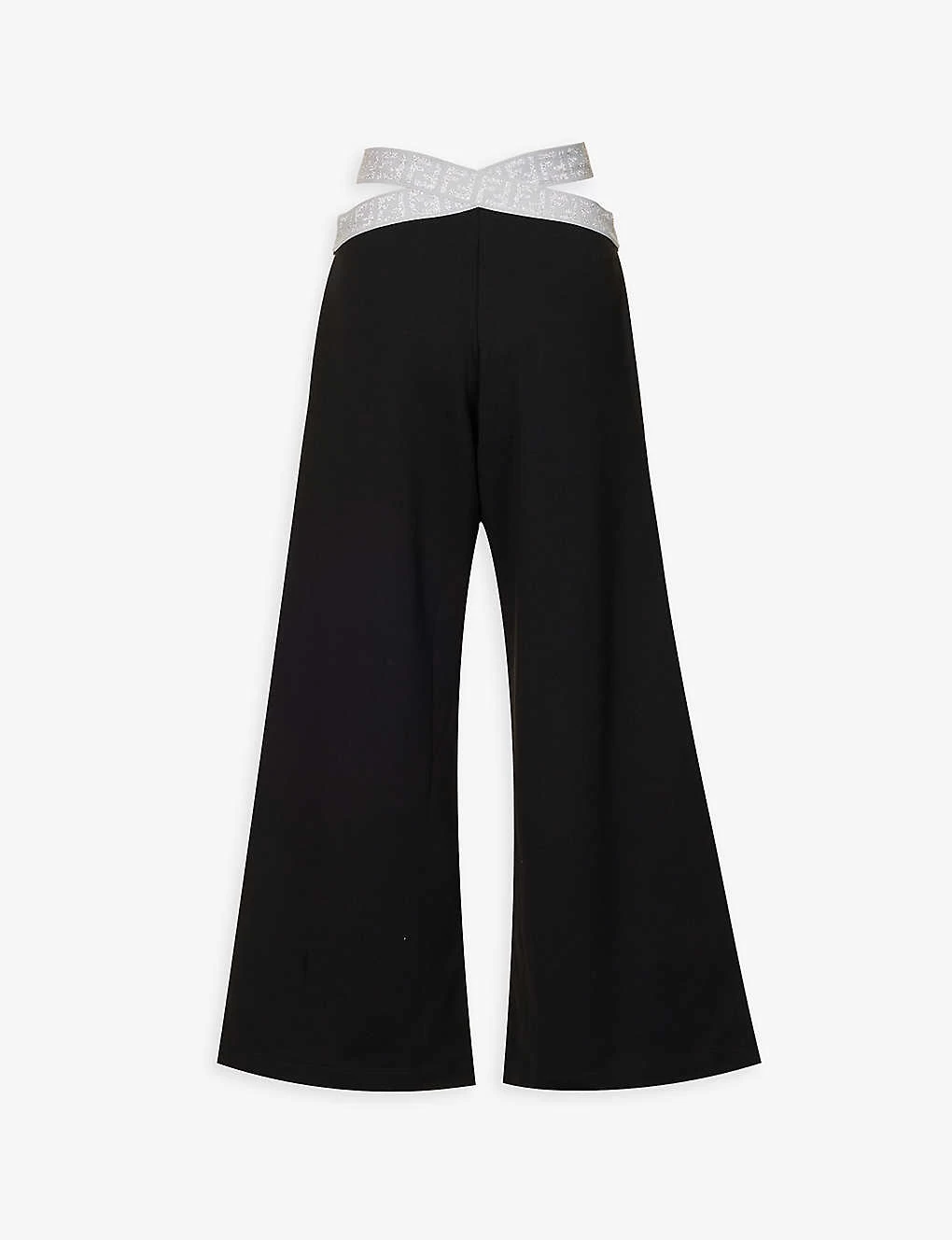 FENDI Metallic-weave Cotton-jersey Trousers 3 FENDI Metallic-weave Cotton-jersey Trousers - Image 3