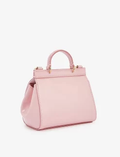 Dolce & Gabbana Tracolla Leather Shoulder Bag -Boutique Fashionable Childrens Clothing Store R04179919 ROSA1 ALT02