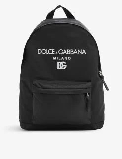 Dolce & Gabbana Zaino Logo-embroidered Kids Nylon Backpack