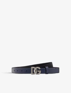 Dolce & Gabbana Cintura Dritta Brand-plaque Stretch-woven Belt