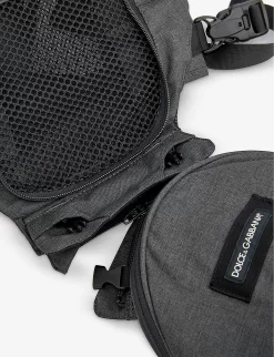 Dolce & Gabbana Marsupio Leopard-print Cotton-blend Baby Carrier -Boutique Fashionable Childrens Clothing Store R04179930 VARIANTEABBINATA ALT09